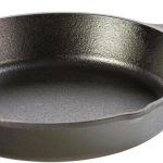 Lodge 10.25 Inch Cast Iron Pre-Seasoned Skillet – Signature Teardrop Handle – Use in the Oven, on the Stove, on the Grill, or Over a Campfire, Black